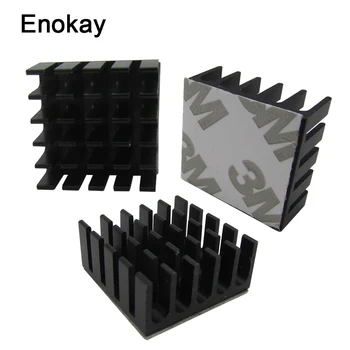 

Wholesale 5 Pieces 22x22x10mm Golden Aluminum Heat sink Radiator Cooling Heatsink For PC