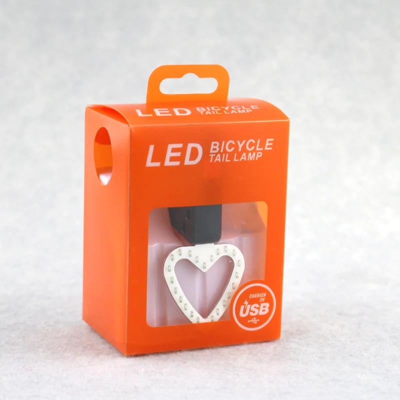 

Rechargeable COB LED USB Mountain Bike Tail Light Taillight MTB Safety Warning Bicycle Rear Light Bicycle Lamp 5 Modes Red Light