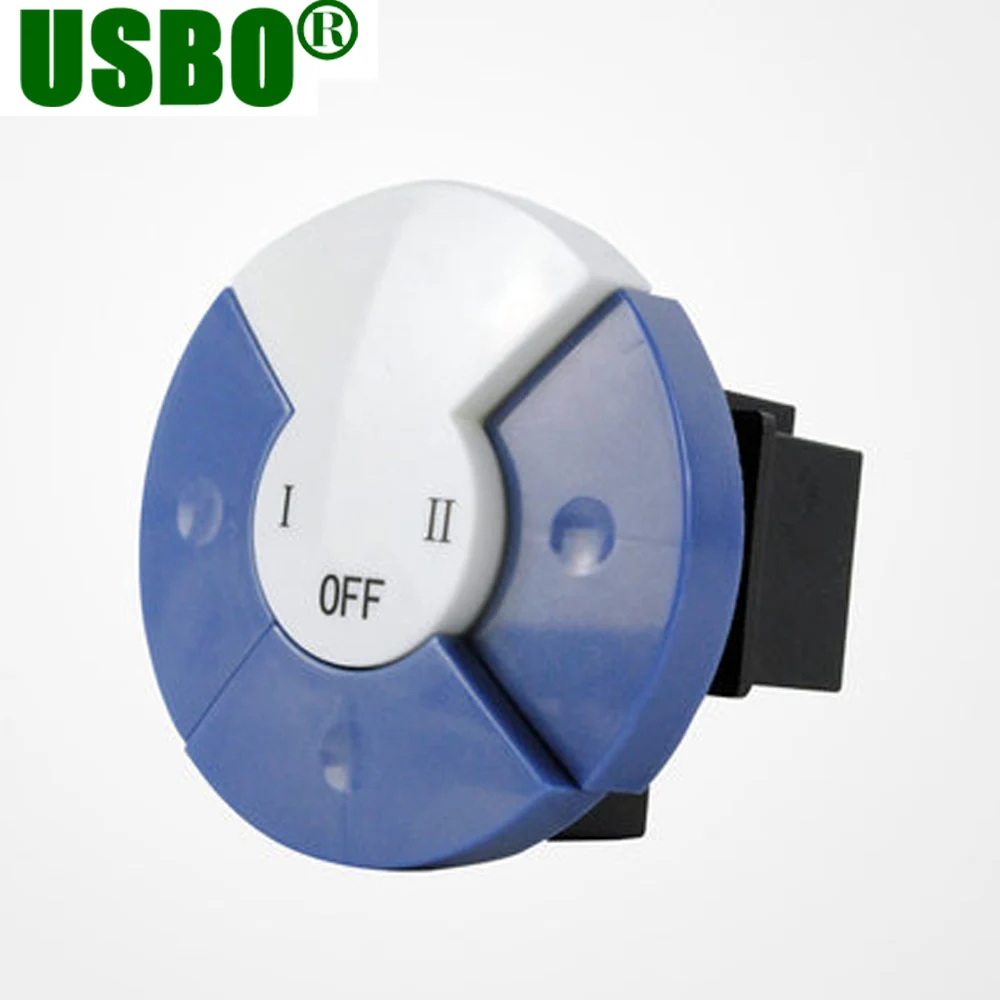 

QK1-8 Circular Power Tact Switch Sensitive Rocker Switch With On-Off Button For Keyboard Fan Durable 60*38.2mm Blue 16A 250V
