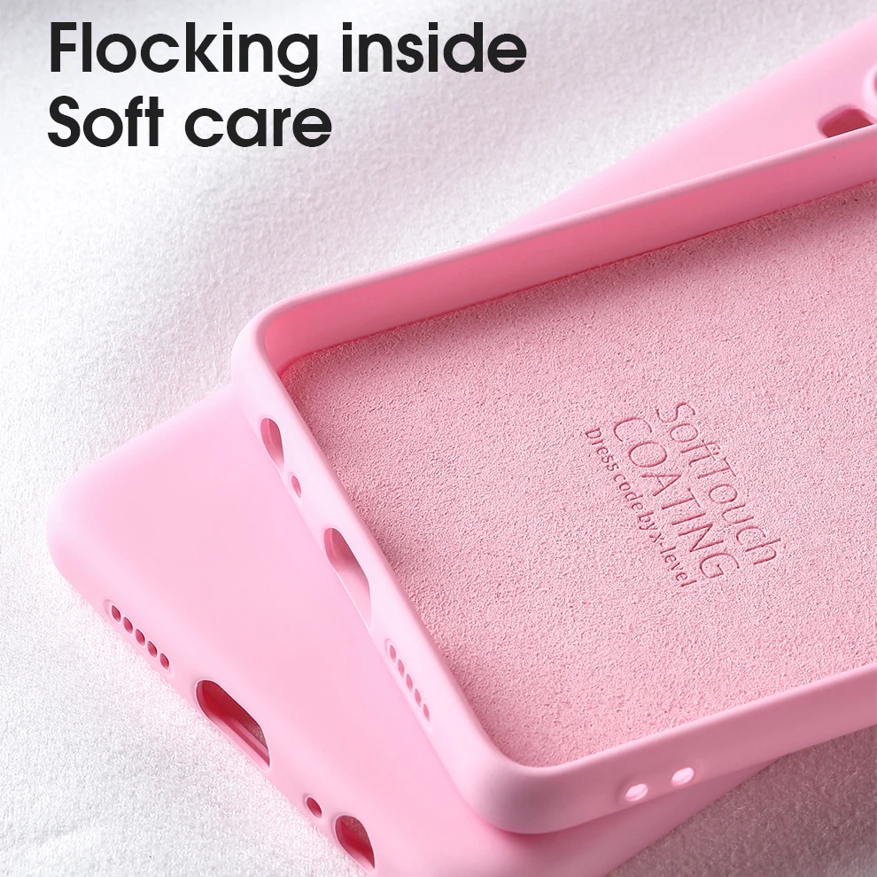 

For Huawei P30 Pro Case Liquid Silicone Rubber Super fiber Soft and smooth all inclusive Cute style For Huawei P30 Back cover