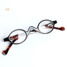 Мужские и женские пластиковые линзы, очки для чтения, для пожилых людей, Весенние маленькие круглые очки, оправа для пресбиопии, ретро очки