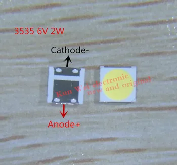 

120pcs replace FOR LG Innotek LED LED Backlight High Power LED 2W 6V 3535 Cool white LCD Backlight for TV TV Application