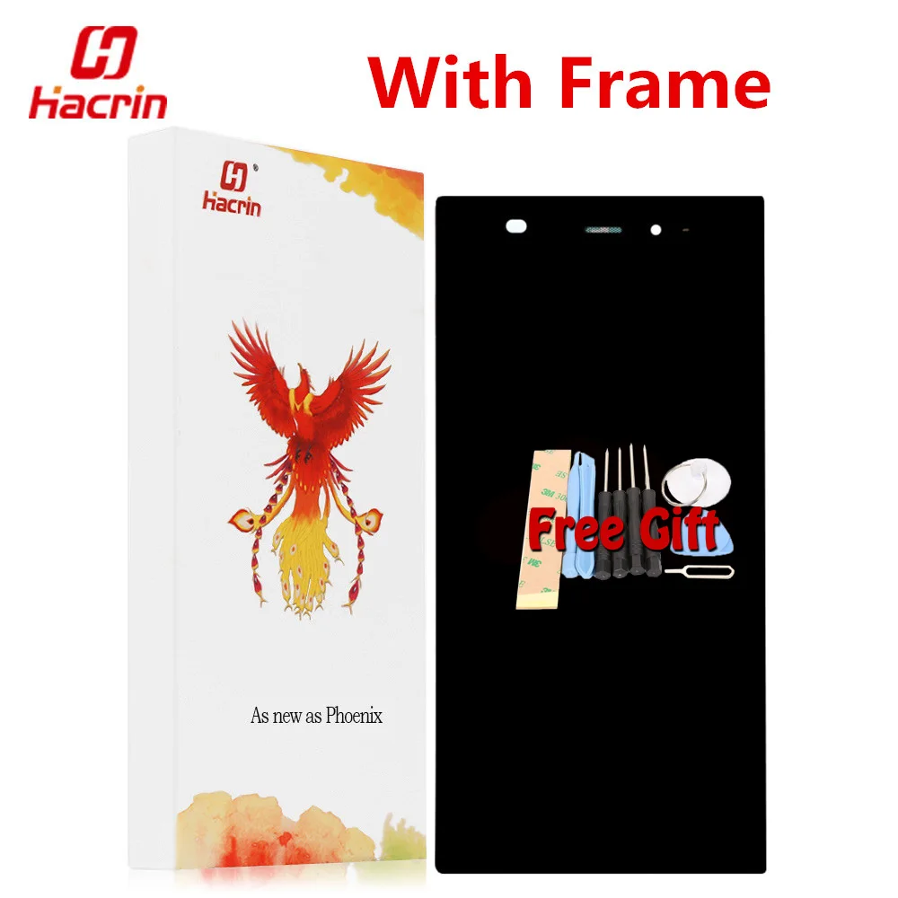 hacrin Xiaomi Mi3 LCD Display + Touch Screen With Frame Replacement For Xiaomi m3 m 3 mi WCDMA Mobile Phone