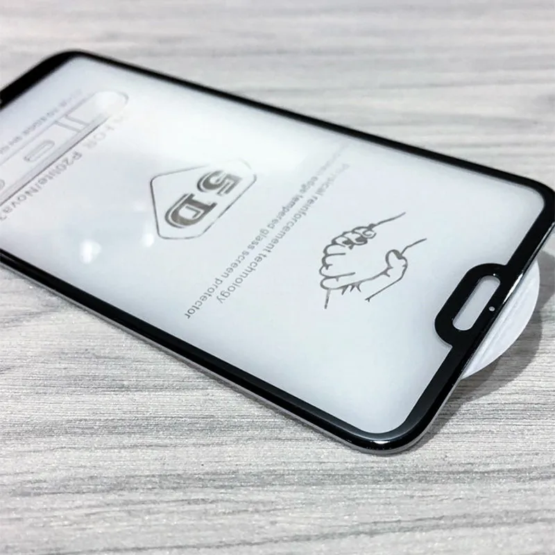 Закаленное стекло 5D для Huawei Nova 4 3i 3e 3 Mate 20 10 Lite 9H Full Cuverd Защита экрана 4|Защитные