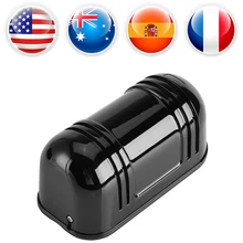 1 компл. 100 м датчик сигнализации двухлучевой Фотоэлектрические инфракрасный детектор для дома безопасности инфракрасный детектор сигнализации высокого качества черный