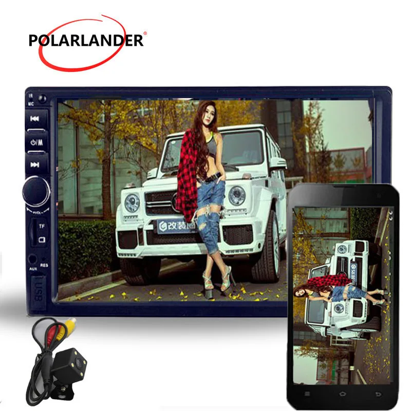 2 din bluetooth автомобильное радио MP5 MP4 плеер 7 дюймов сенсорный экран Аудио Стерео FM USB