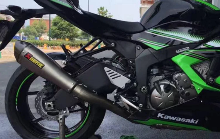 Слипоны ZX6R ZX10R Z750 Z800 для Kawasaki ZX-6R ZX-10R z750 z800 выхлопной глушитель с разъемом среднего звена трубы адаптер