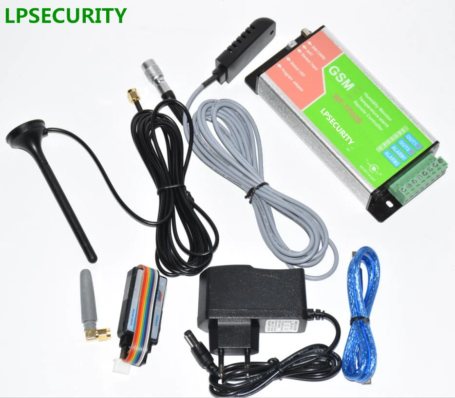 LPSECURITY GSM remote control Alarm controller,Temperature Monitoring, data logger report with Humidity temperature sensor цена LPSECURITY GSM remote control Alarm controller,Temperature Monitoring, data logger report with Humidity temperature sensor цены онлайн