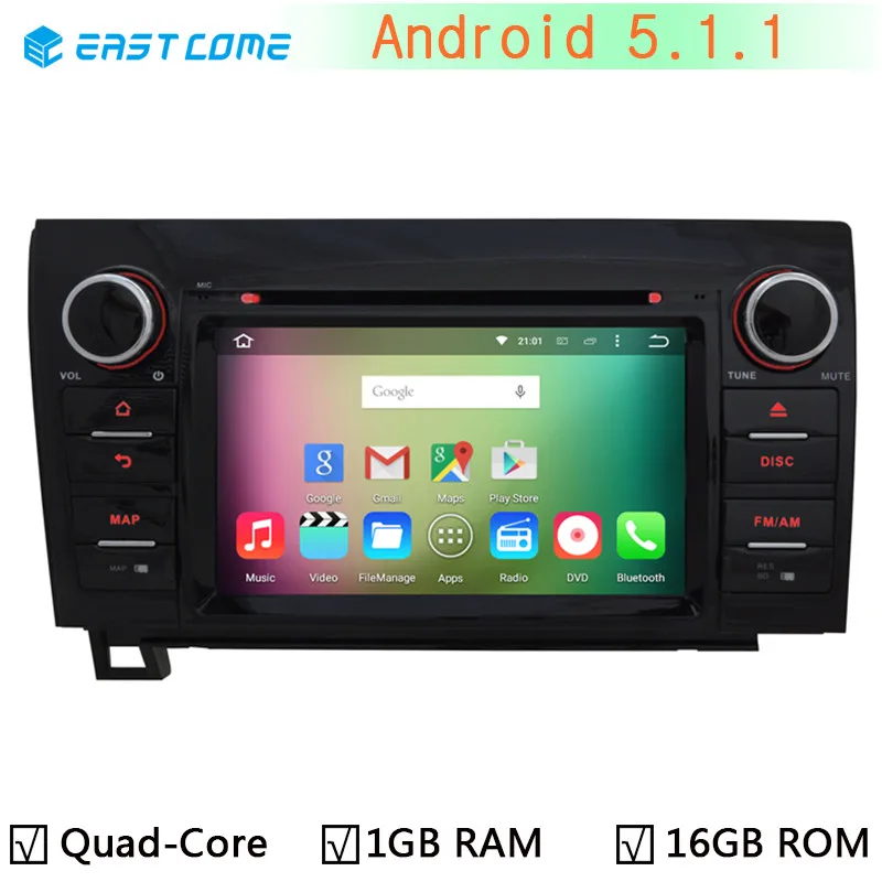 1024X600 Quad Core Android 5.1.1 Car DVD Player For Toyota Tundra