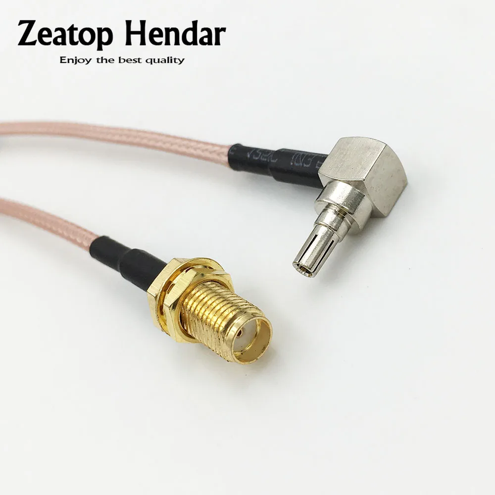 10 шт. кабель RG316 штекер CRC9 с прямым углом к гнезду SMA коннектор Coax Pigtail см 15 20 30 50 1 м 2