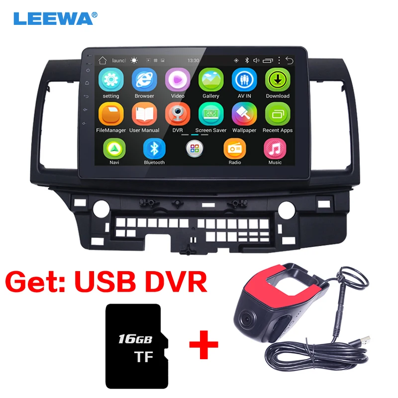 

LEEWA 10inch Bigger HD Screen Android 6.0 Car Media Player With GPS Navi Radio For Mitsubishi Lancer EX(2007-present CY2A-CZ4A)