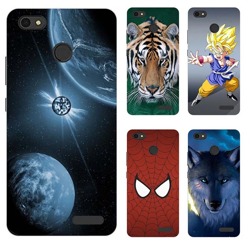 

Soft Silicone TPU Case For Tecno Spark K7 5.5" Case Back Cover HD Print Rose Cute Patterned Fundas Para