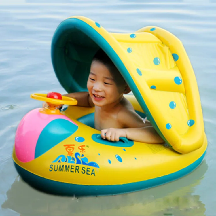 Safety Baby Infant Swimming Float Inflatable Adjustable 