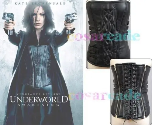 &quot Underworld:Awakening/New Dawn Vampire Selene Leather Corset Cosplay Costume Suit&quot | Тематическая одежда и
