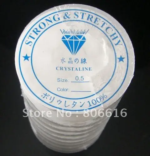 

0.6MM 20PCS White Clear Acrylic Cords Beading Wires Ropes Jewelry Findings/Components