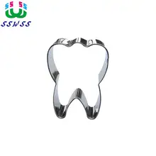 Инструменты для украшения торта в форме белых зубов, формы для печенья и печенья, прямые продажи