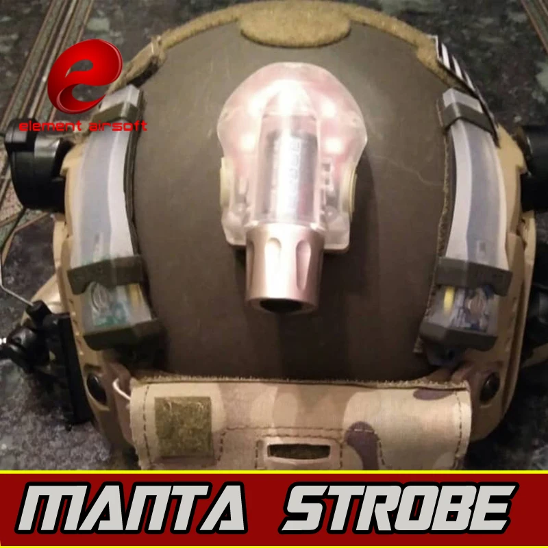 

Element Helmet flashlight Red IR Lamp Softair Wapens Arsoft Armas Helmet Waffen Lantern For Hunting Tactical Strobe Light