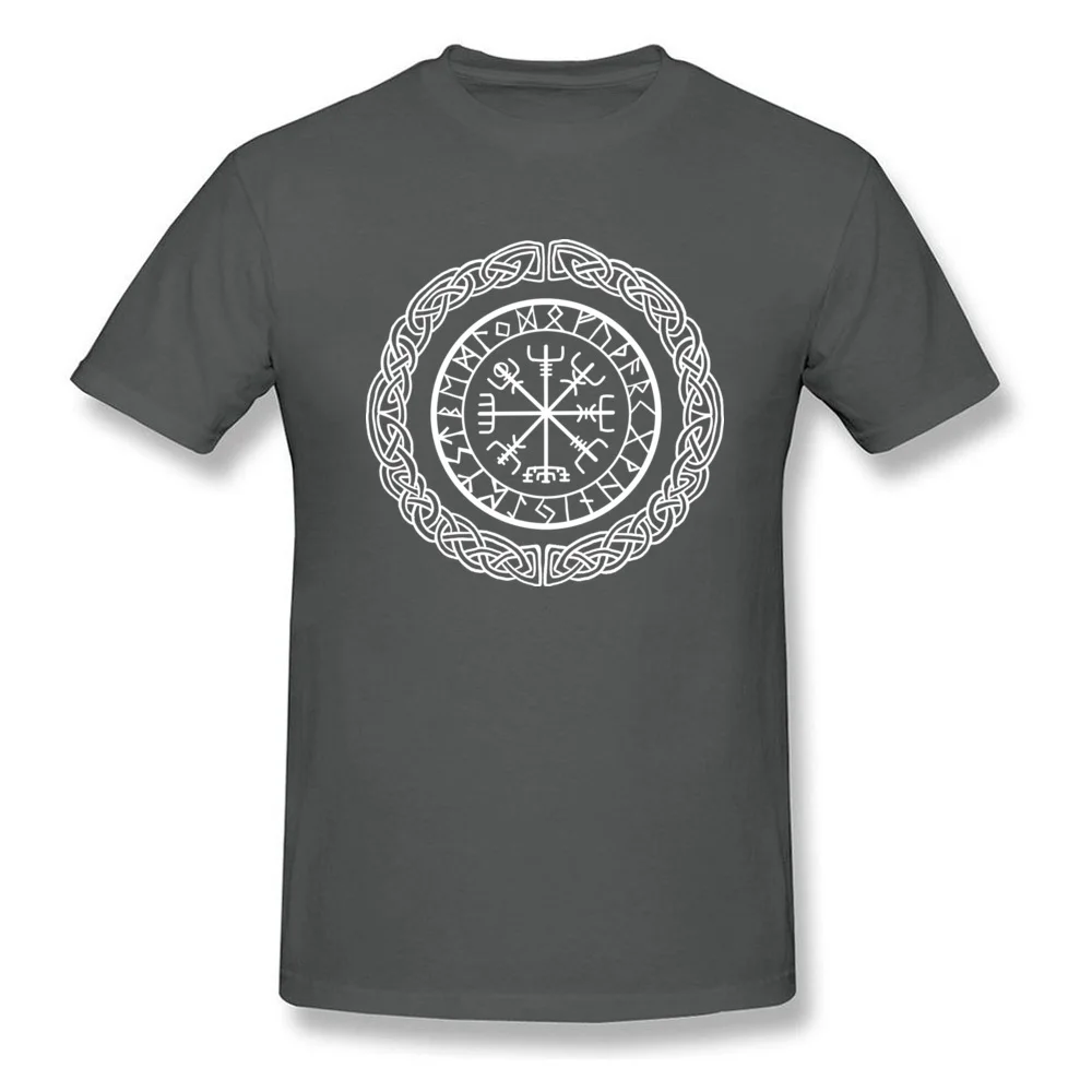 cosie T-Shirt High Quality Round Neck Vegvisir Pure Cotton Men Tops Shirts Custom Short Sleeve Tee Shirts Wholesale Vegvisir carbon