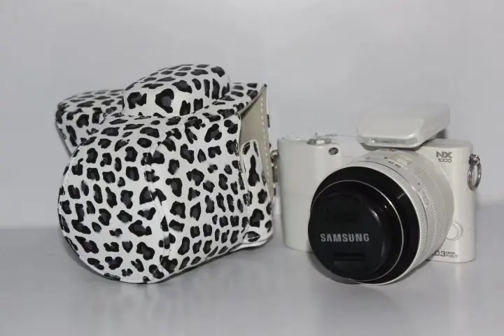 Чехол из искусственной кожи для камеры, чехол для samsung NX2000 NX1100 NX1000 беззеркальная система камеры