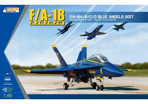 

Kinetic 1/48 BLUE ANGELS 2017 F/A-18A/B/C/D Model Kit