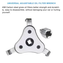 Авто масляный фильтр гаечный ключ инструменты для ремонта автомобиля Регулируемый 3 инструмент для удаления челюсти для легковых