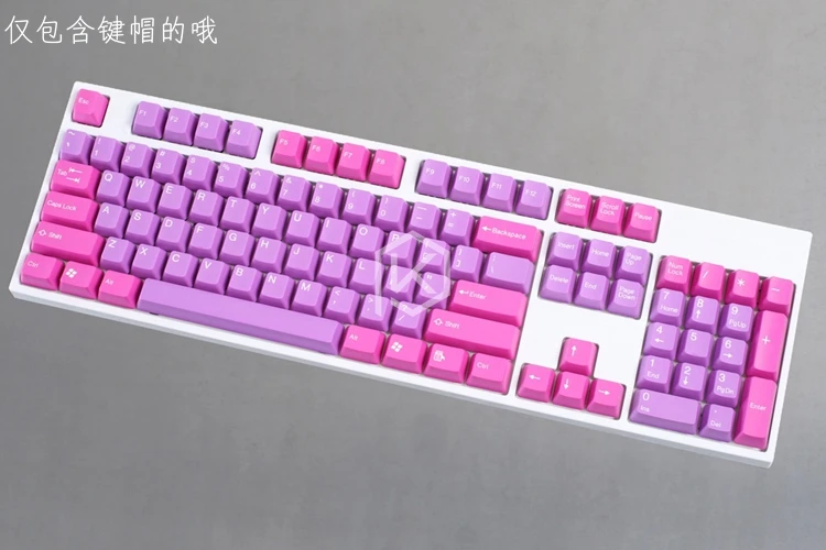 Taihao abs двойные брелки для diy игровой механической клавиатуры цвет wangziru синий белый серый красный оранжевый фиолетовый