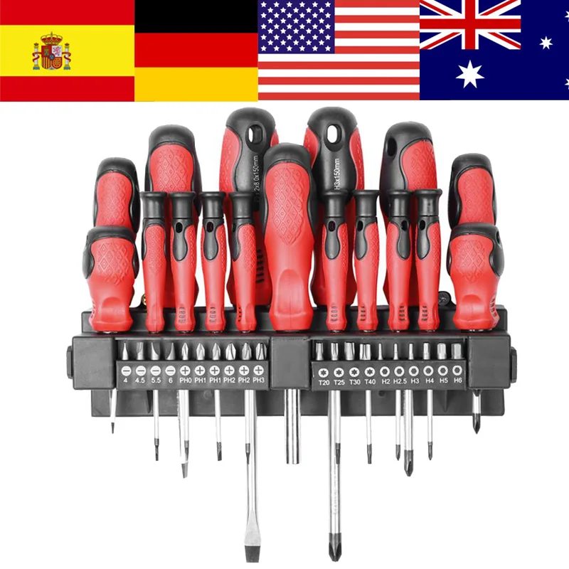 37 шт. многофункциональные хром-ванадиевые стальные отвертки и биты Винты/набор инструментов для ремонта