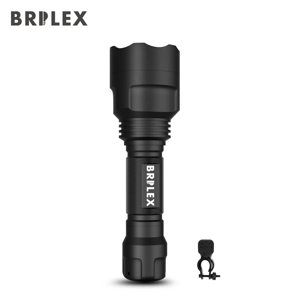 BRILEX Фонарик светодиодный тактический фонарь портативные фонари водонепроницаемый с 5 режимами освещения Высокий люмен для кемпинга пеших прогулок и т. д