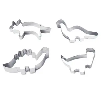 

Stainless Steel Dinosaur Animal Fondant Cake Cookie Biscuit Cutter Decorating Mould Pastry Baking Tools