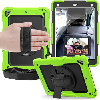 

For ipad pro 9.7 Case with 360 Degree Rotatable with Kickstand +Pencil Holder +Hand Strap Cover for iPad 9.7 2018 6th generation