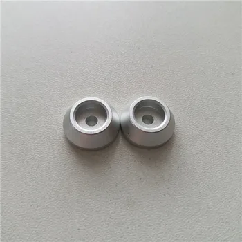 

10pcs non-slip aluminum feet 15*6*3mm small speaker feet amplifier decoder shock absorber nail CD amplifier damping pads