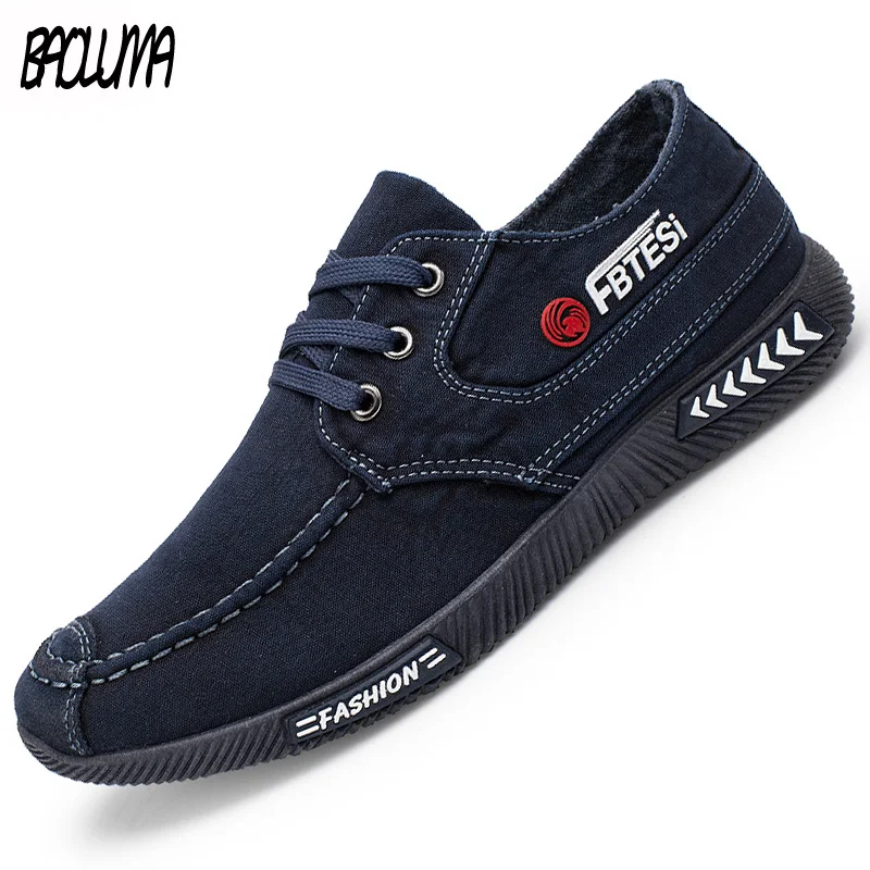 

Brand New Canvas Shoes Deodorant Breathable Men's Shoes Autumn Casual Flats Homme Driving Loafers Slip on Fashion Man Shoes