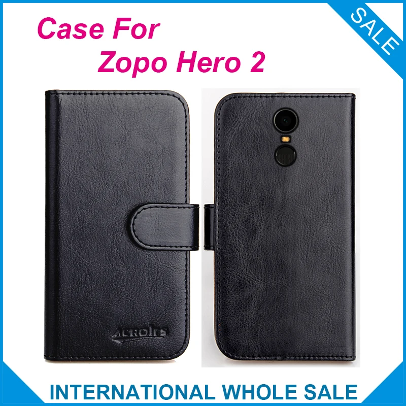 Лидер продаж! 2017 Zopo Hero 2 Чехол 6 цветов высококачественный кожаный эксклюзивный