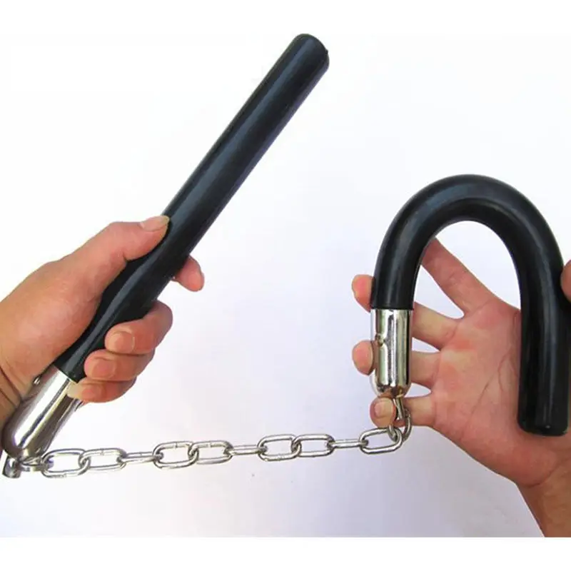 Buy Martial Arts Nunchuck Rubber Padded Training Chain Nunchaku in Bruce Lee