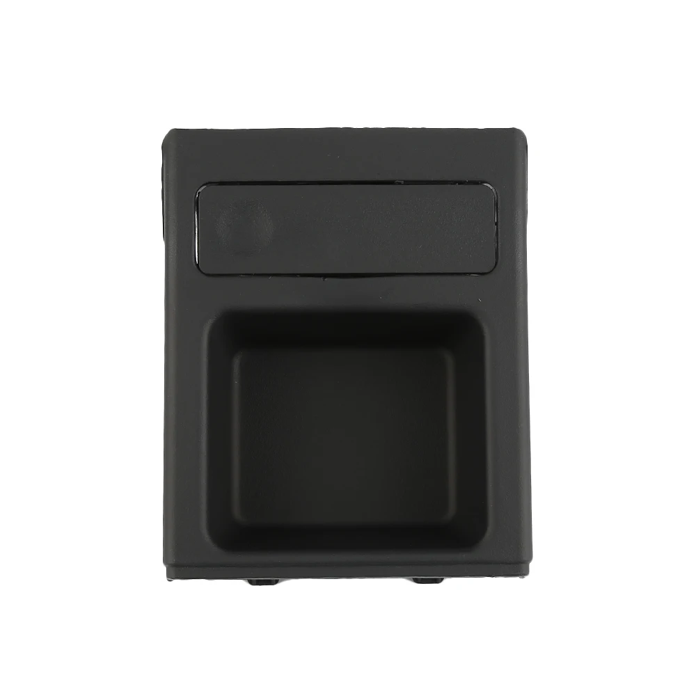 Black Front Center Money Coin Storage Box For BMW E46 318 320 325 330 1998-2005