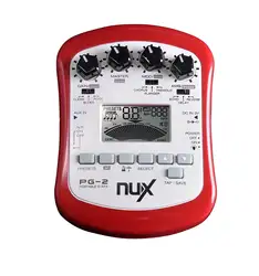 NUX PG-2 портативный электрогитара многоэффектный процессор с тюнер и метроном Noise gate