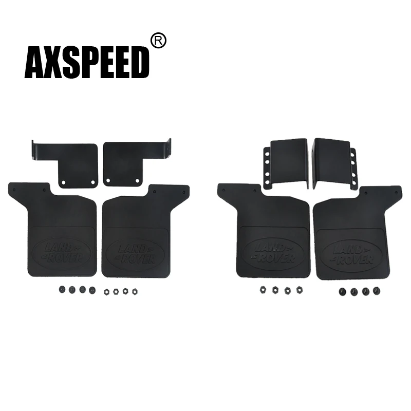 Kopen TRX4 Spatlappen Metal Front amp; Achterspatbord met Merk Sticker voor 1 10 RC Crawler Traxxas TRX 4 82046 4 Bronco Ranger XLT