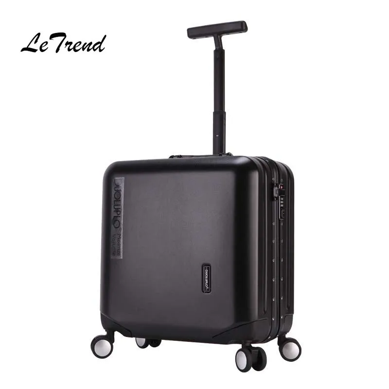 black and rose gold cabin suitcase