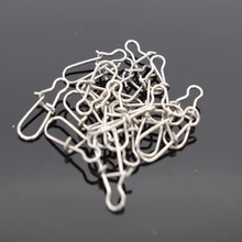 AZJ 200 шт. рыболовные аксессуары соединитель приманки из нержавеющей стали поворотный зажим прокатки Вертлюги рыболовные снасти