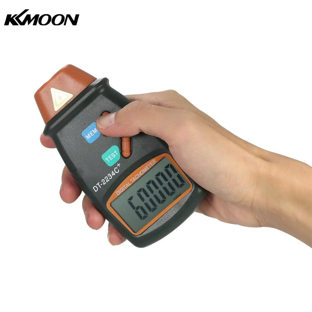 Handheld Digital Photo Tachometer Laser Non Contact Tach Range 2.5RPM 99999RPM LCD Display Speed