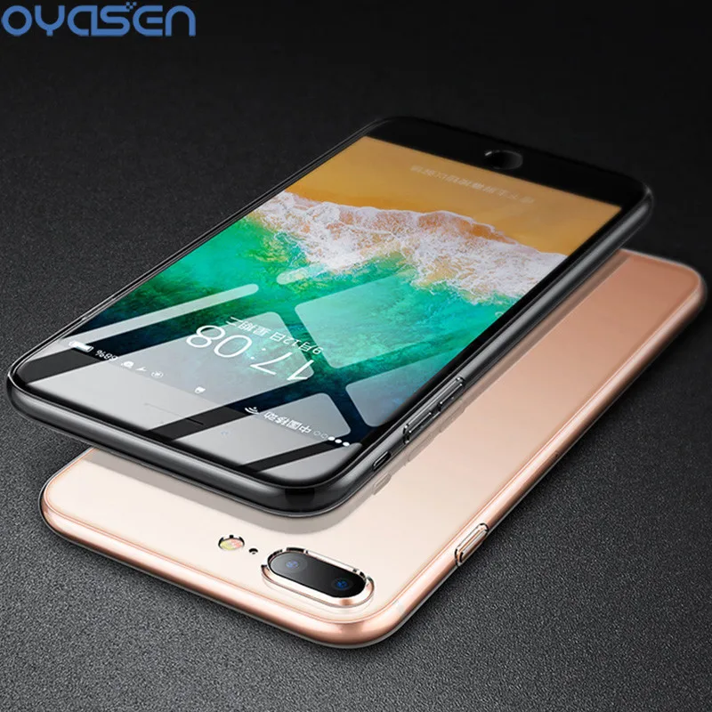 

Ultra-thin TPU Cases For iPhone 7 7Plus Soft Silicone Transparent Dustproof Phone Protector Shell For iPhone 7 Plus 4.7'' 5.5''