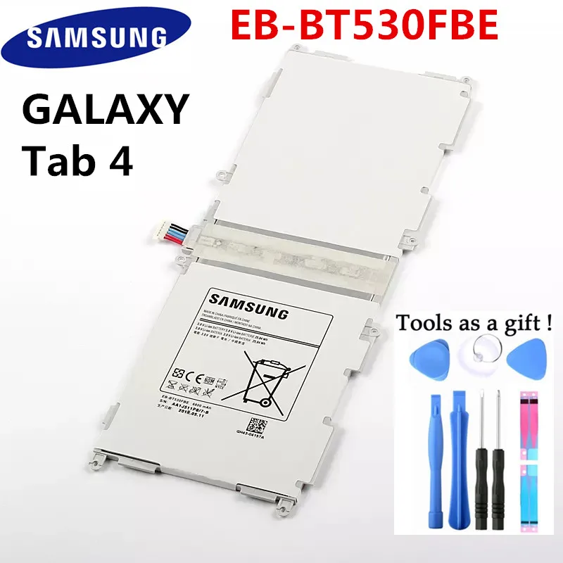 Планшет Батарея EB-BT530FBC EB-BT530FBE для samsung GALAXY Tab 4 T530 SM-T531 SM-T533 SM-T535 T535 SM-T537 6800 мА-ч