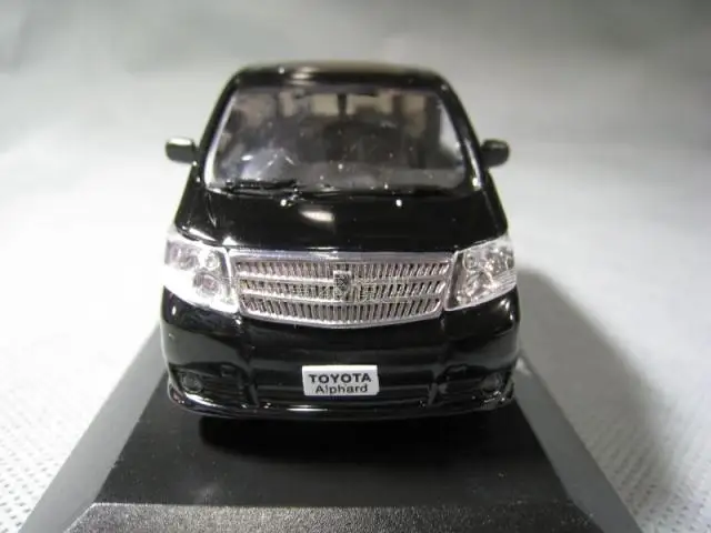 J-коллекция 1:43 TOYOTA ALPHARD VAN литая модель автомобиля металлические игрушки подарок на день рождения для детей