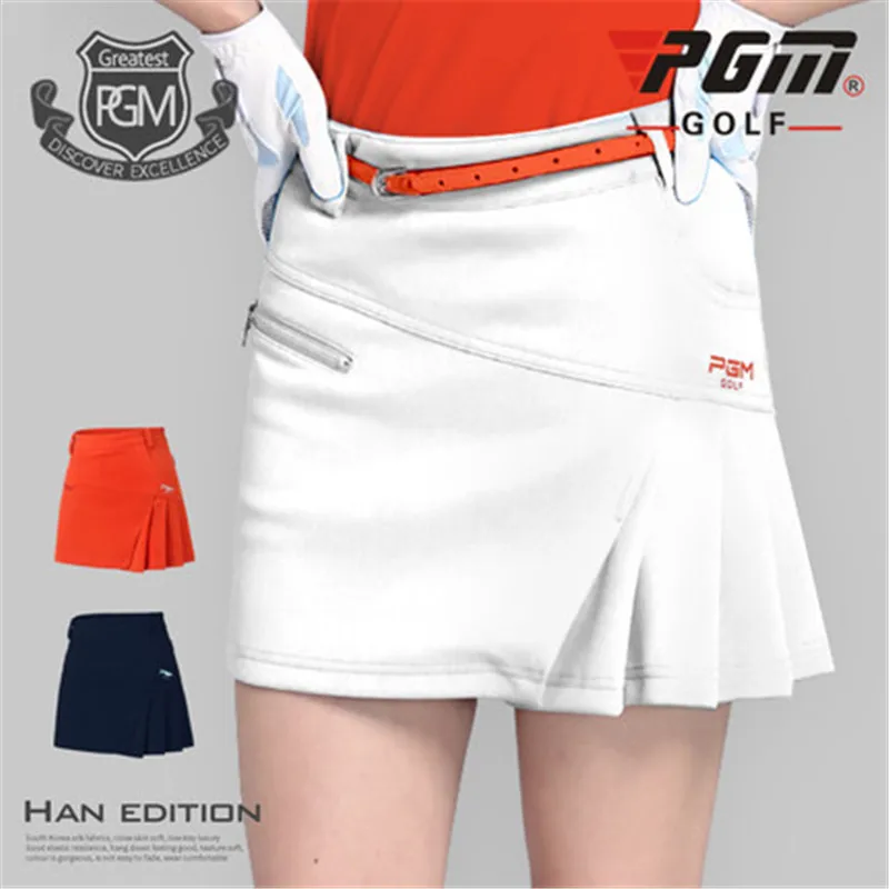 PGM одежда для гольфа, Женская юбка для гольфа, Летняя женская одежда, дышащая, тянущаяся, тонкая, внутренняя, безопасная, короткая