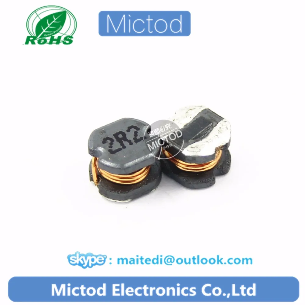 50 шт./лот 2.2uH 3.3uH 4.7uH SMD Мощности Индуктора CD43 6.8uH 10uH 22uH 2R2 3R3 4R7 6R8 100 220 Бесплатная