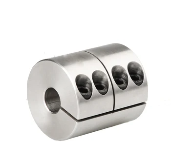 

D32mm L40mm Aluminium Alloy Coupling screw fixed diaphragms coupler Dropshipping 10/12/14mm