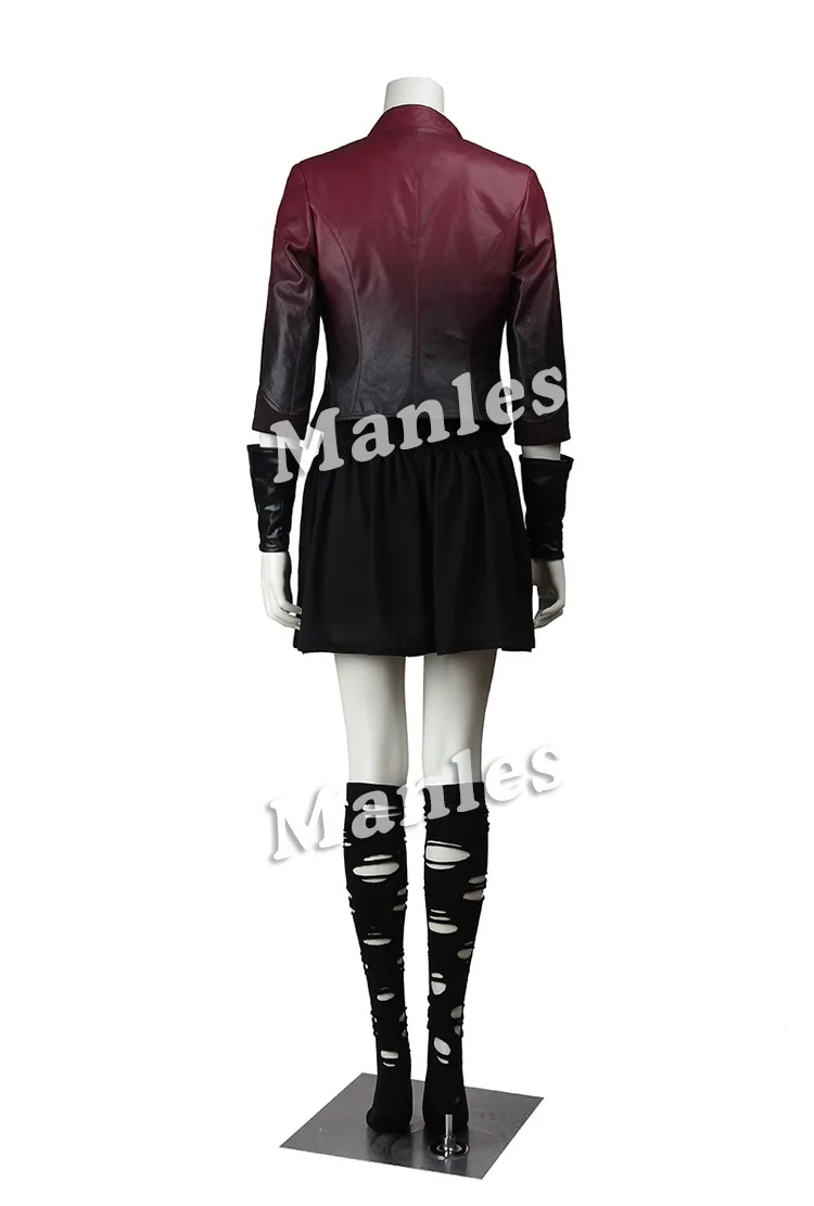 Scarlet Witch Wanda Maximoff Cosplay Costume The Avengers Cosplay Clothing Superhero Sexy Dress Outfit Halloween Party for Women