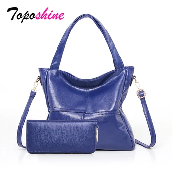 

2018 New Fashion Personality Stitching Litchi Pattern Two Piece Sets of Mother Bag Wild Casual Shoulder Messenger Bag