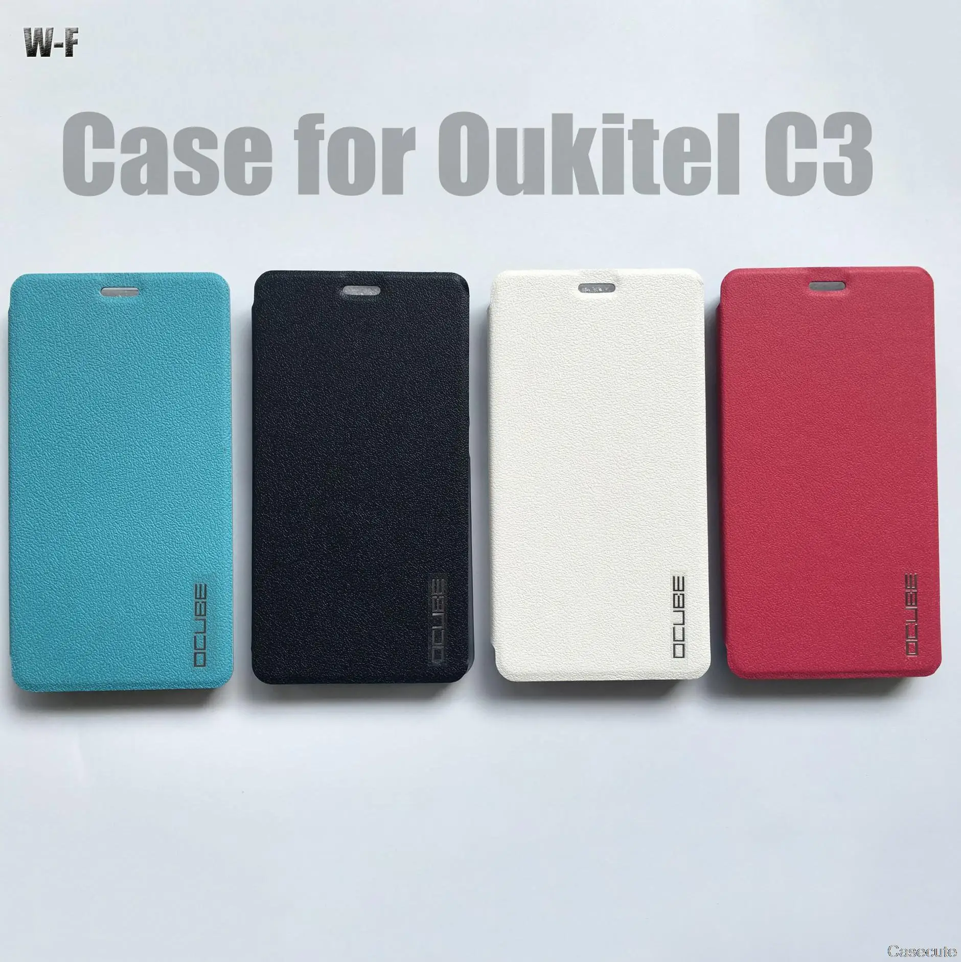 Oukitel C3 Leather Case Wallet High Quality Ultra Slim Fashion Window Flip Leather phone Cover for Oukitel C3