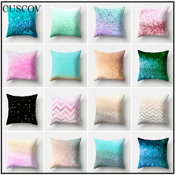 

New best-selling colorful polyester printed sofa cushion cover fashion home pillowcases pretty pillow covers